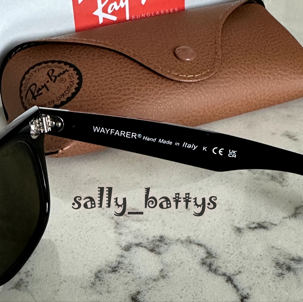 RayBan (Store Display) Wayfarer Blue Mirror RB2140 - Picture 8 of 17